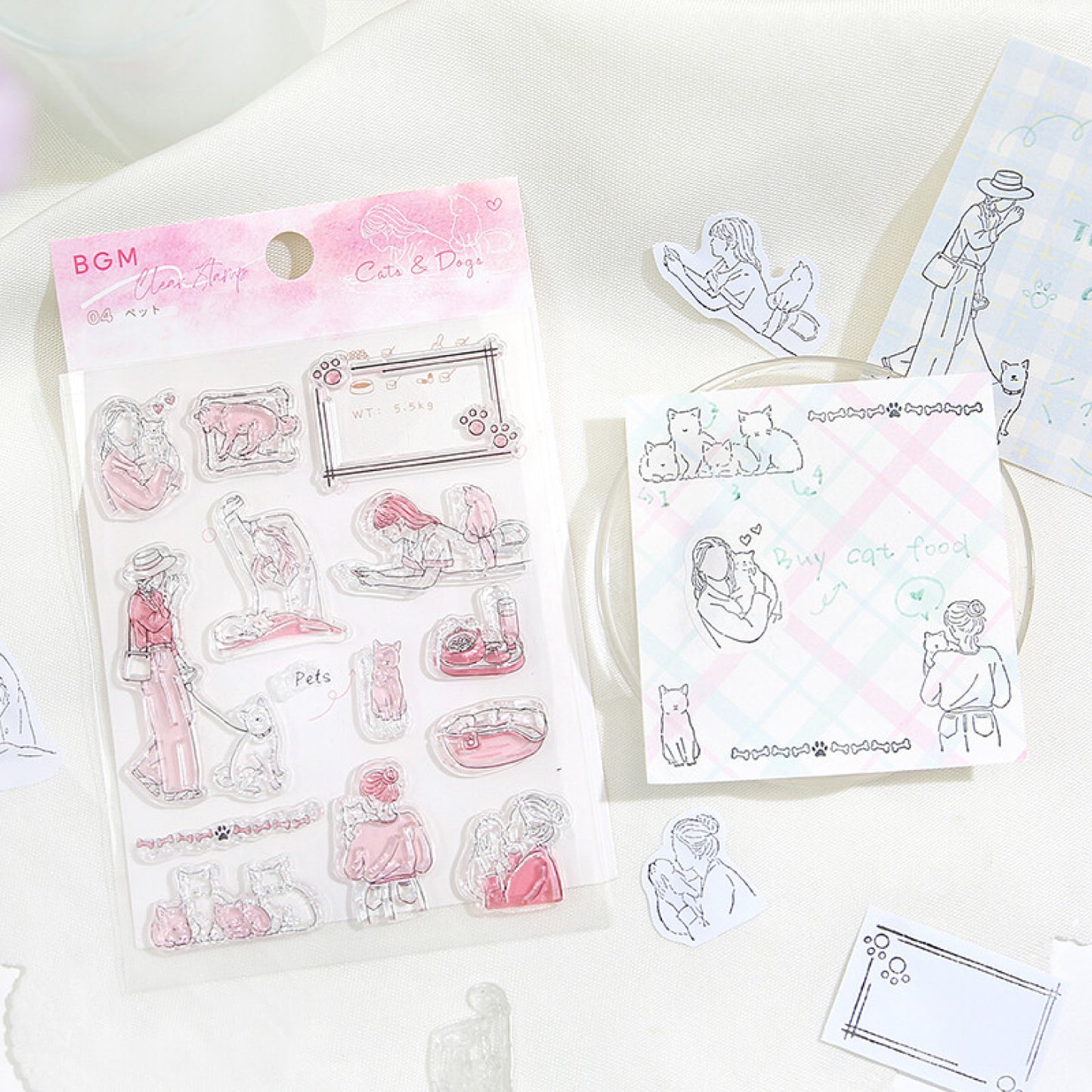 BGM Holiday Clear Stamps - Cats & Dogs