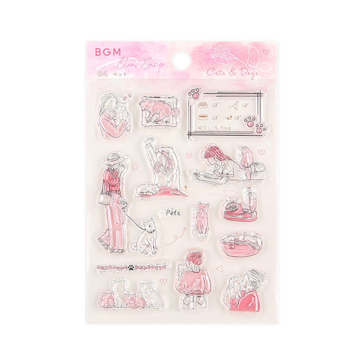 BGM Holiday Clear Stamps - Cats & Dogs