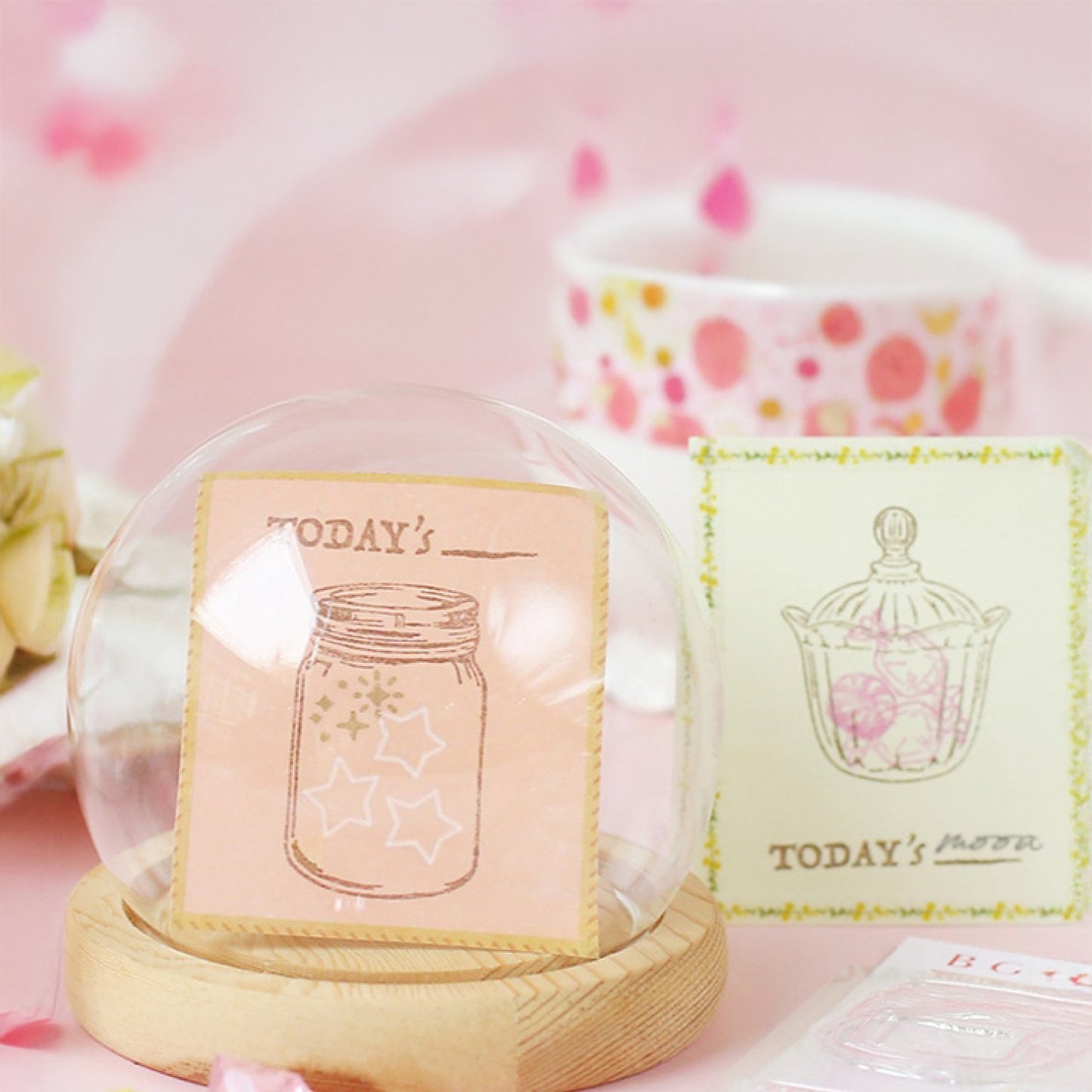 BGM Retro Clear Stamps - Candy Jar