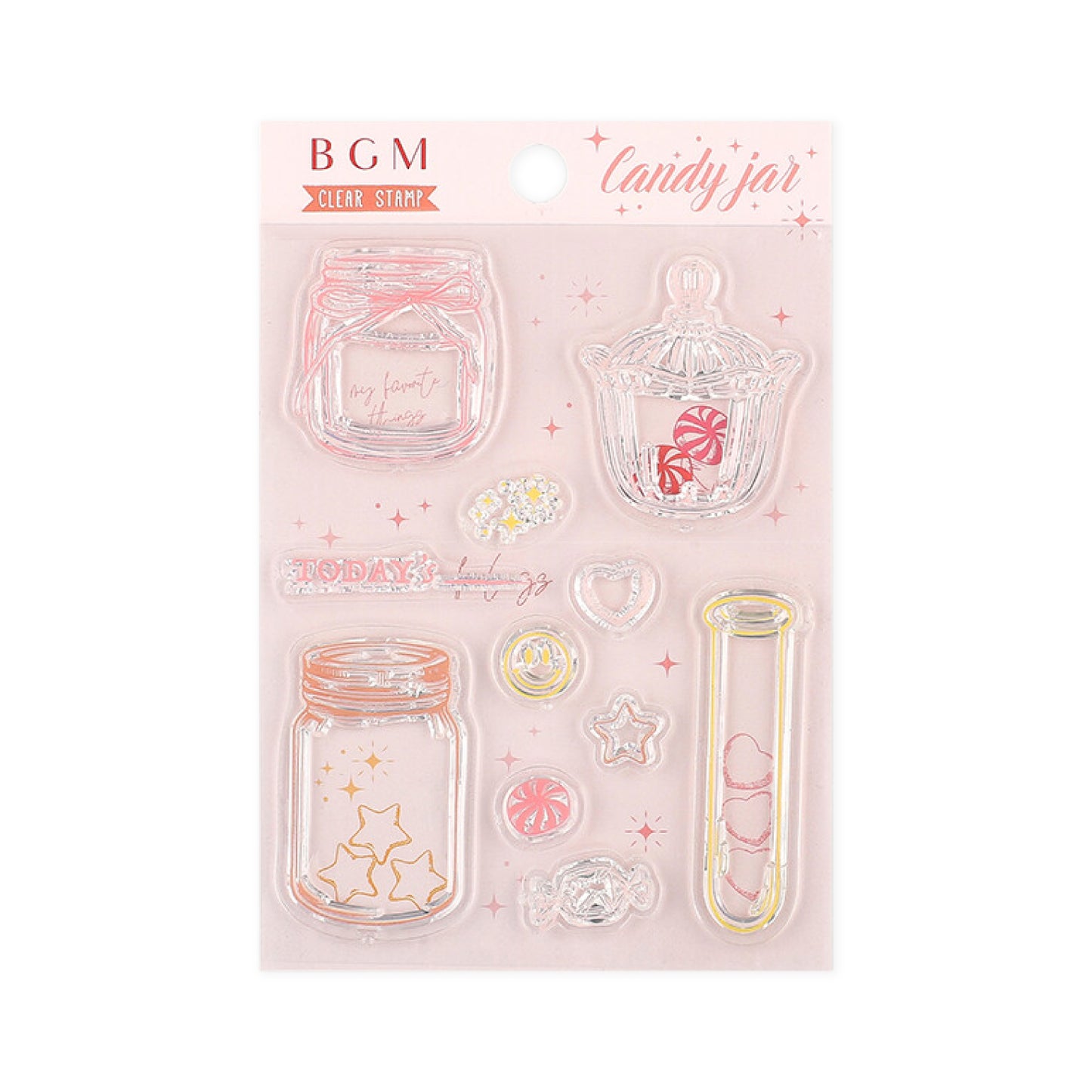 BGM Retro Clear Stamps - Candy Jar