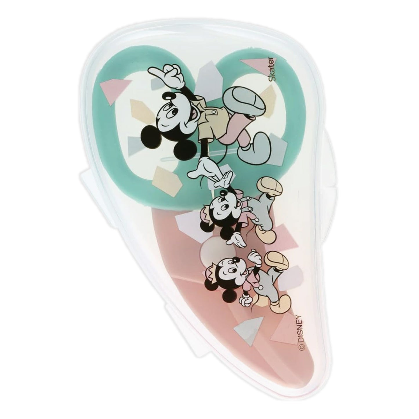 Skater Baby Food Scissors / Cutter BFC1 - Mickey & Friends Retro