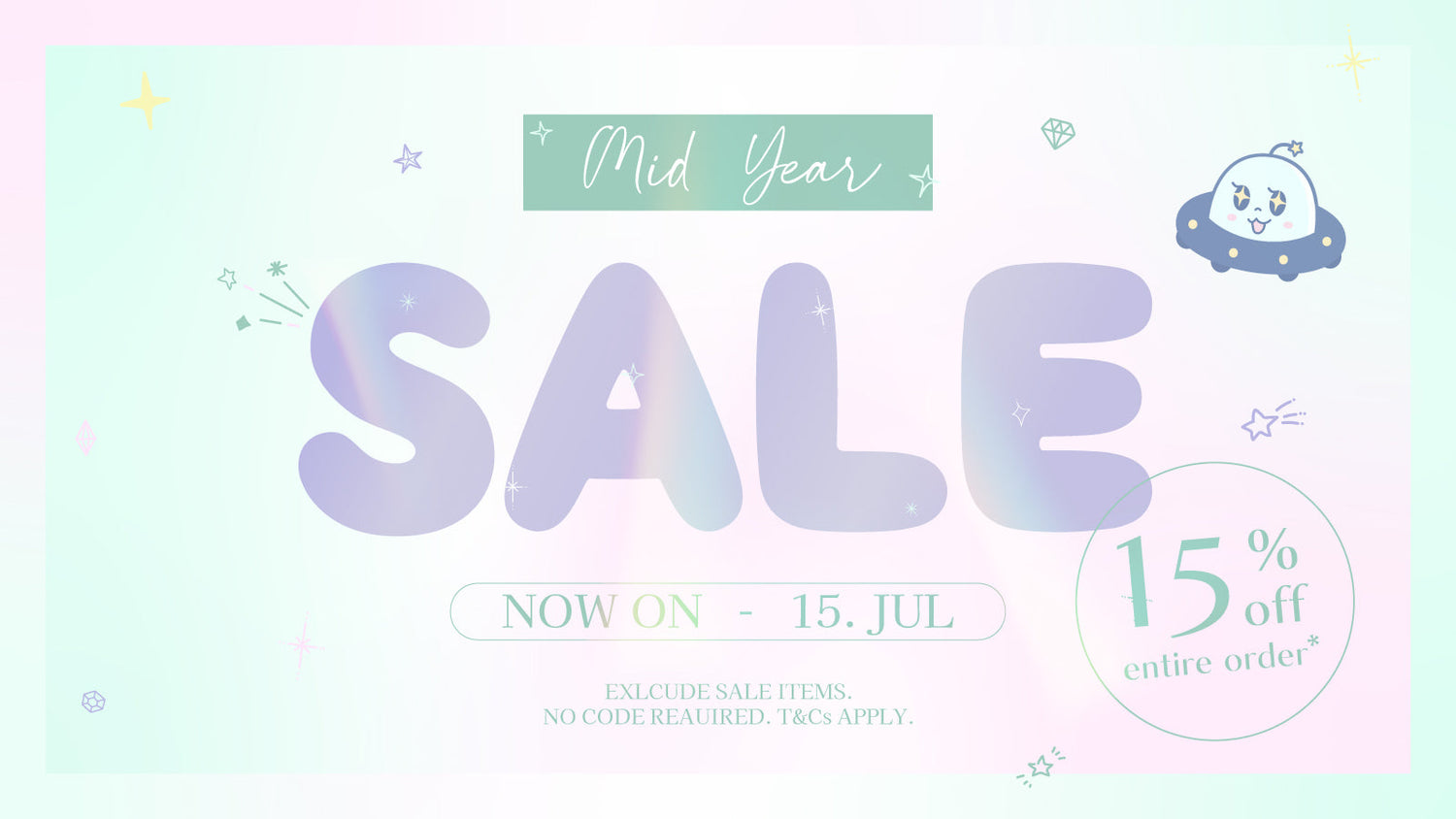 📢It’s time to sparkle — our Mid Year Sale is on!🏷️