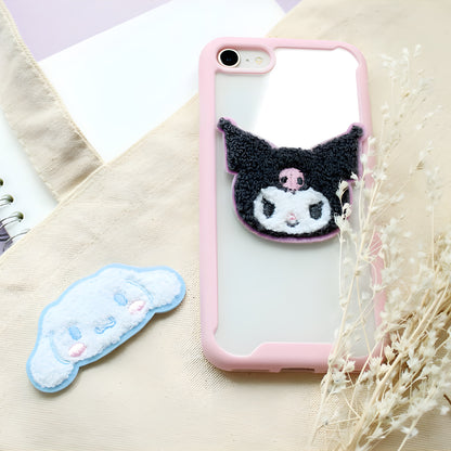 Sanrio Moco Moco Fluffy Embroidery Sticker Patch - Cinnamoroll