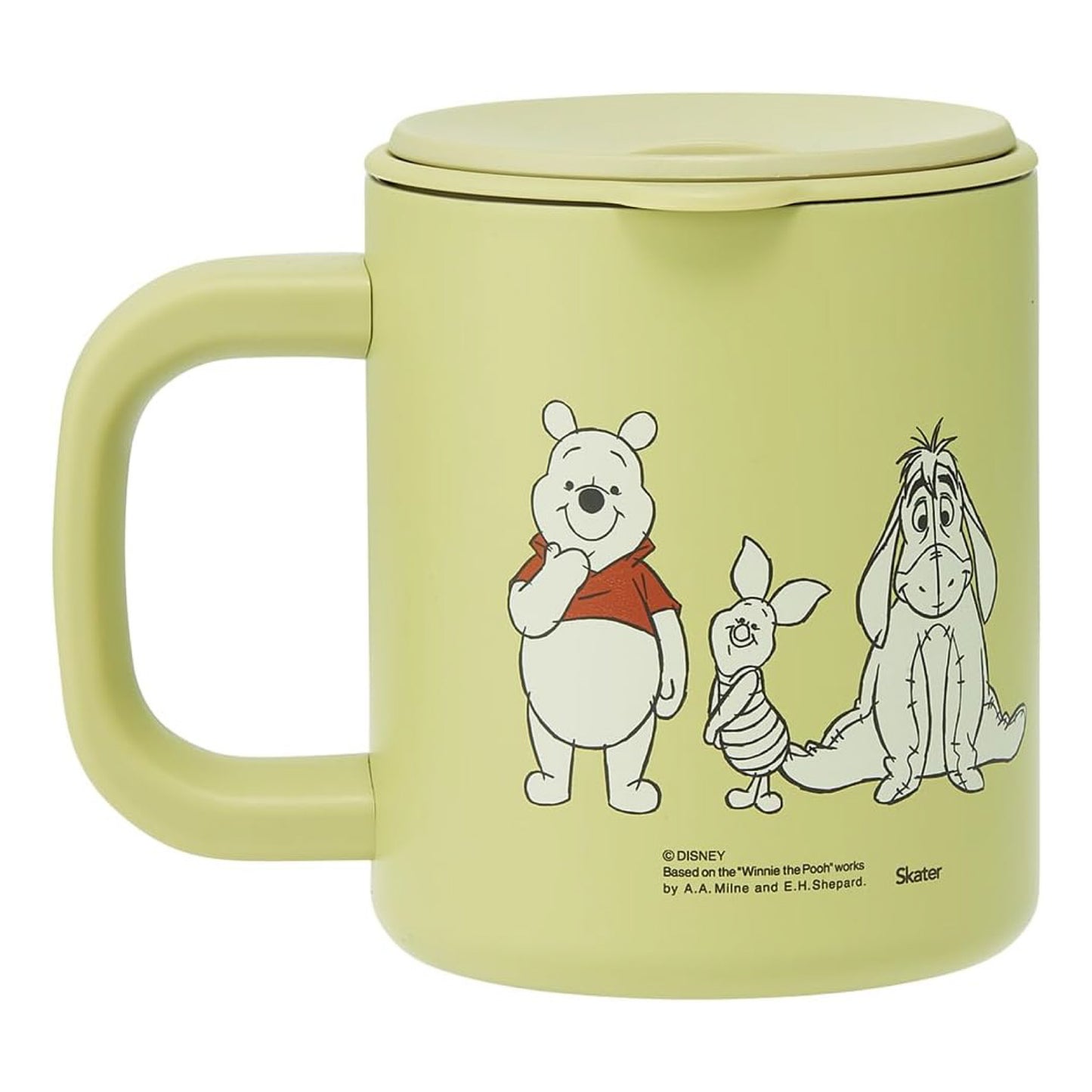 Skater Winnie The Pooh Stainless Steel Thermal Mug with Lid STMG4N 330mL