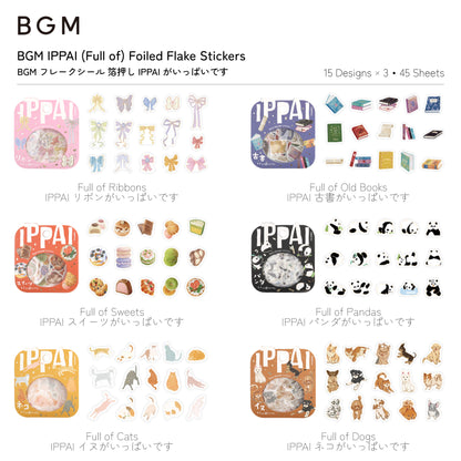 BGM IPPAI Foiled Flake Stickers - Full of Ribbons