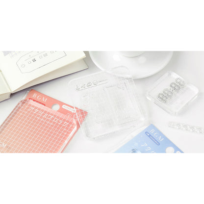 BGM  Acrylic Block for Clear Stamps - Square Large