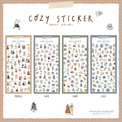 Mind Wave Cozy Stickers - Camp