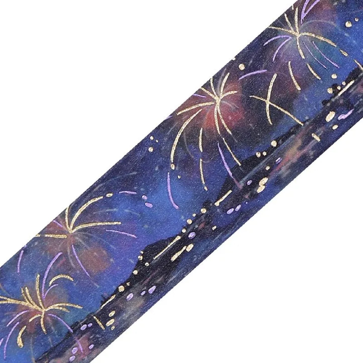 BGM Double Foiled Sky Picture Book Washi Tape - Fireworks