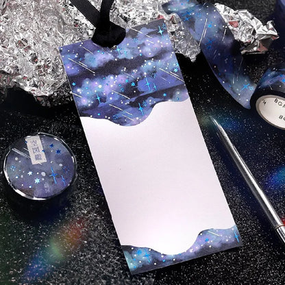 BGM Double Foiled Sky Picture Book Washi Tape - Galaxy