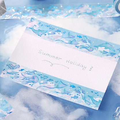 BGM Double Foiled Sky Picture Book Washi Tape - Kaihara
