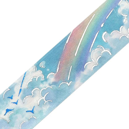 BGM Double Foiled Sky Picture Book Washi Tape - Keihin