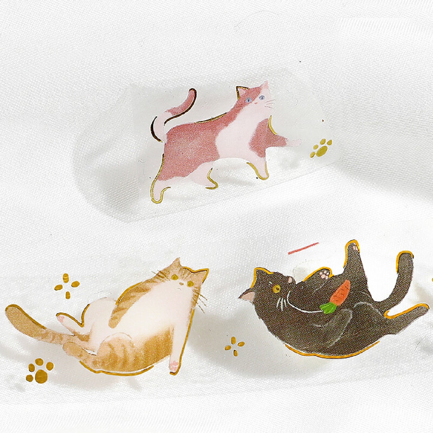 BGM Foiled LIFE Clear Tape - Cat Play