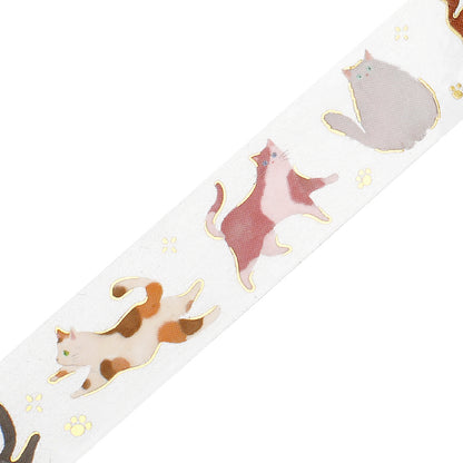 BGM Foiled LIFE Clear Tape - Cat Play