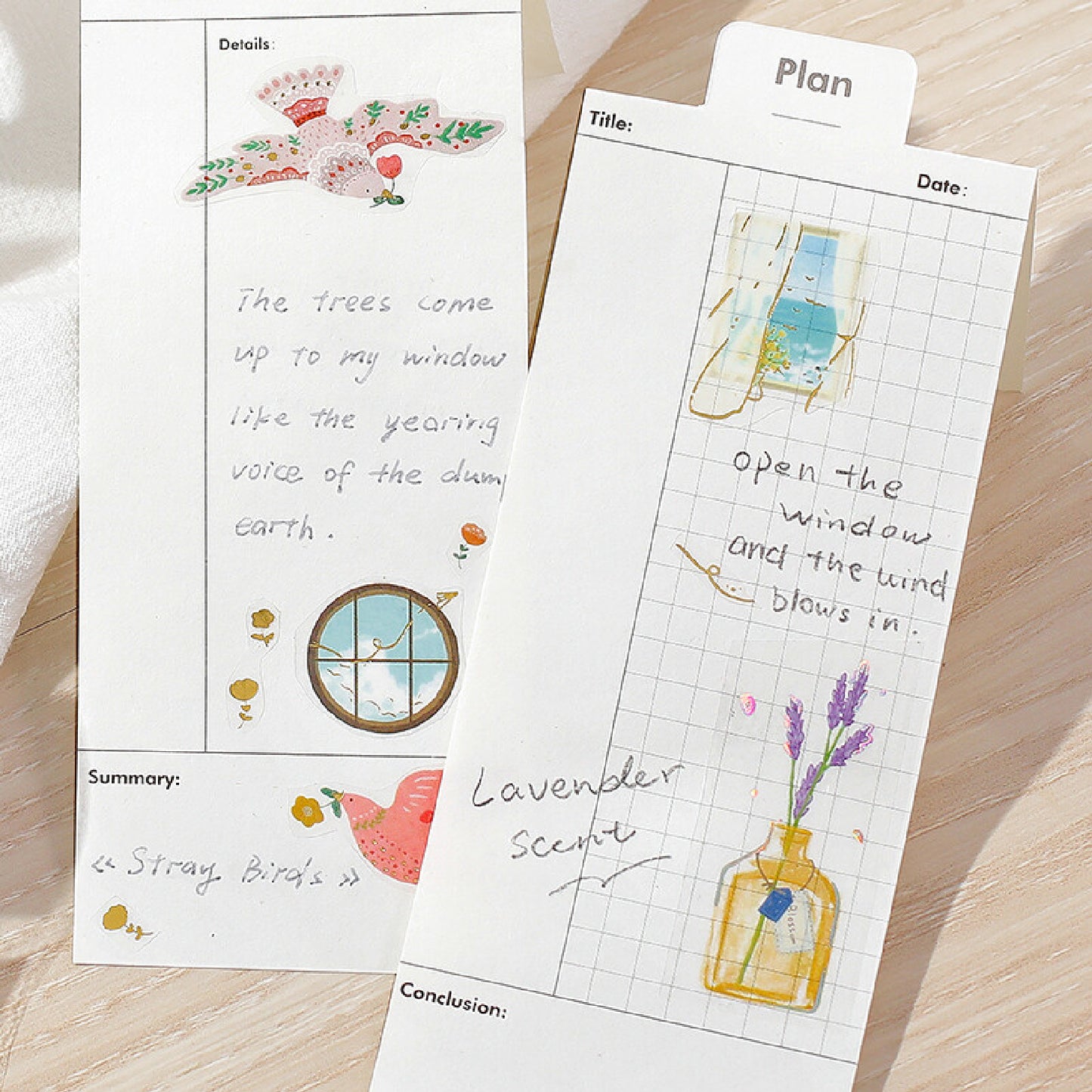 BGM Foiled LIFE Clear Tape - Flower Vase