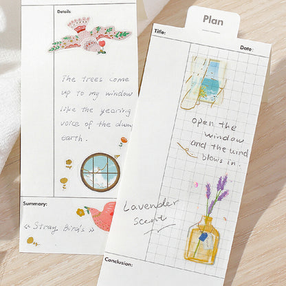BGM Foiled LIFE Clear Tape - Flower Vase