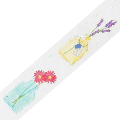 BGM Foiled LIFE Clear Tape - Flower Vase