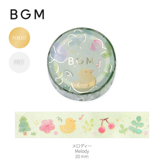 BGM Foiled LIFE Clear Tape - Melody