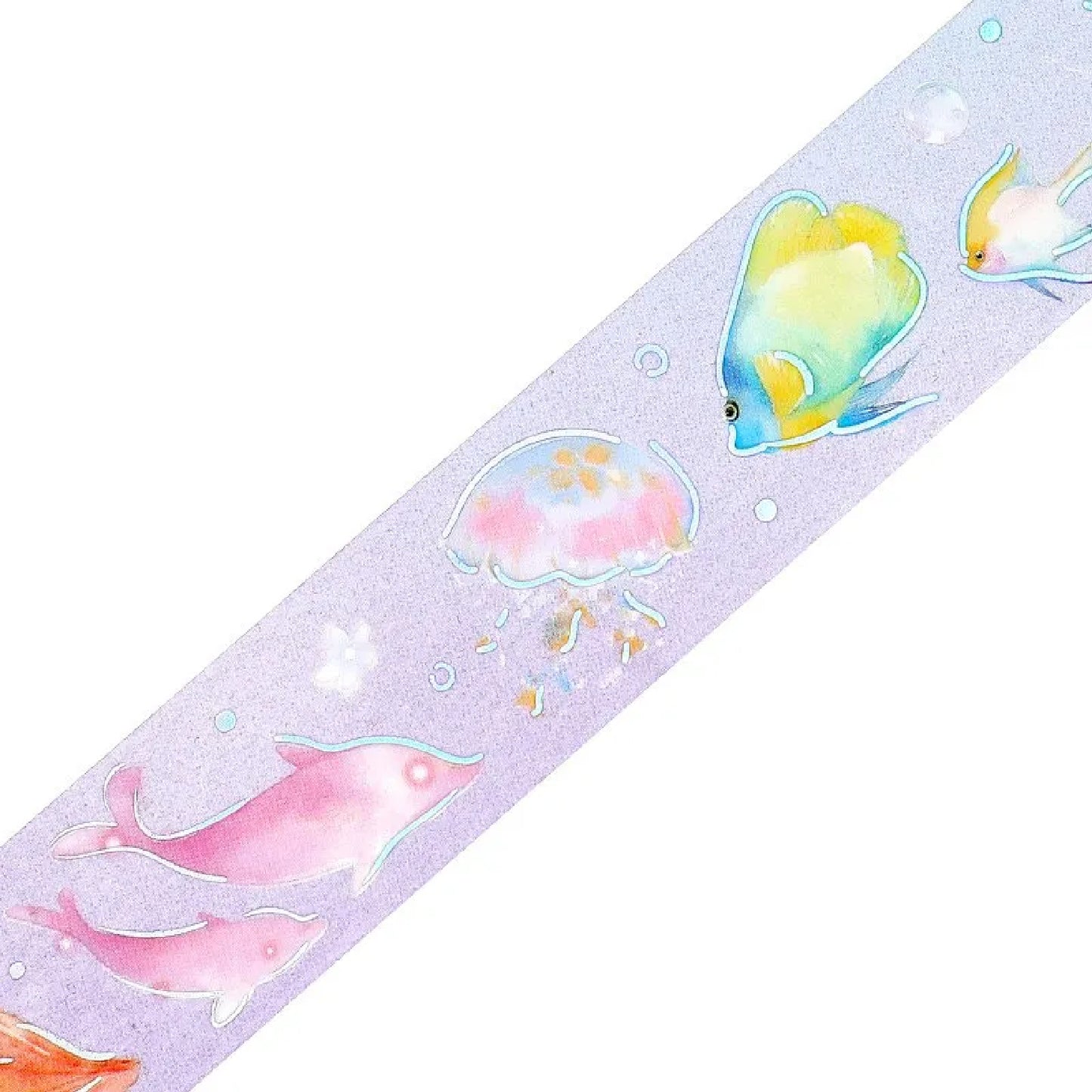 BGM Foiled LIFE Clear Tape - Ocean