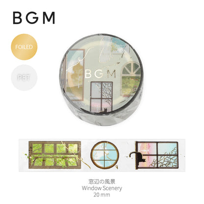 BGM Foiled LIFE Clear Tape - Window Scenery