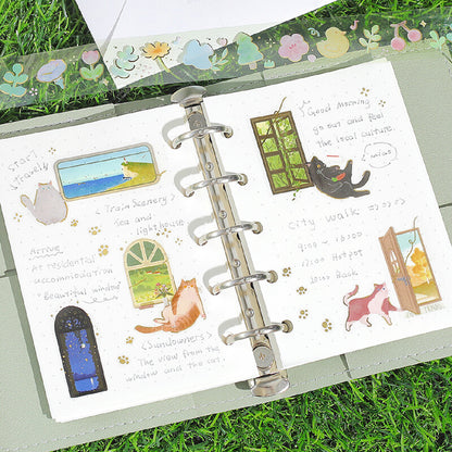 BGM Foiled LIFE Clear Tape - Window Scenery