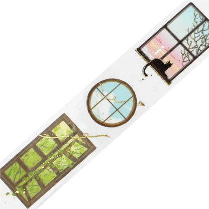 BGM Foiled LIFE Clear Tape - Window Scenery