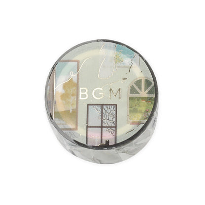 BGM Foiled LIFE Clear Tape - Window Scenery