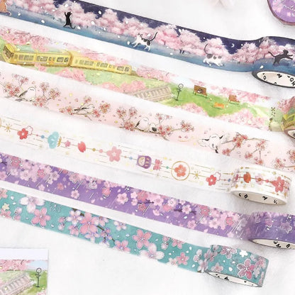 BGM Foiled Sakura Washi Tape 2026 Limited Edition - Sakura Decoration
