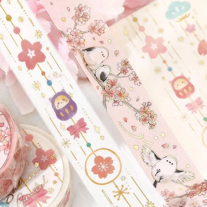 BGM Foiled Sakura Washi Tape 2026 Limited Edition - Sakura Decoration