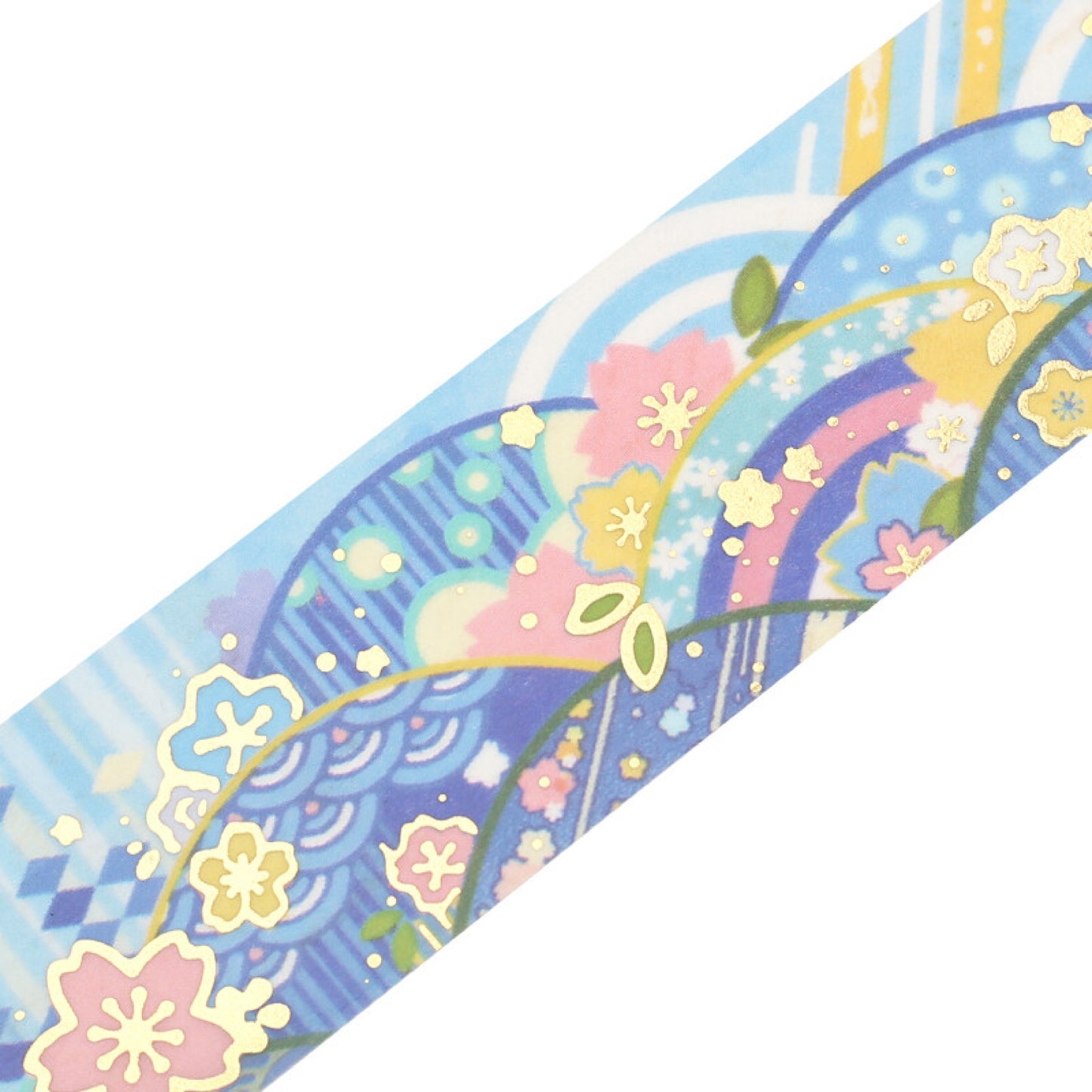 BGM Goldfoiled Sakura Washi Tape 2024 Limited Edition - Japanese Pattern