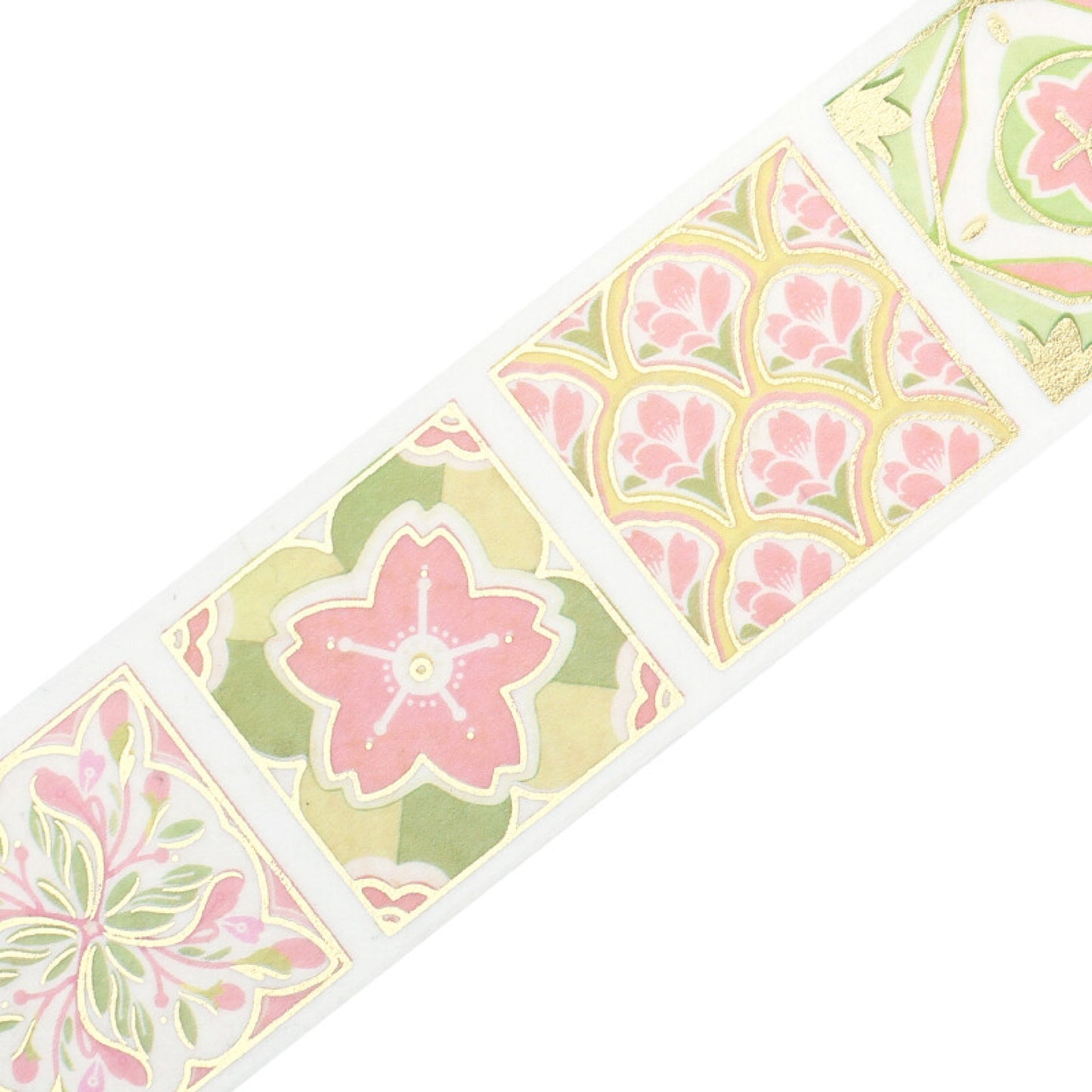 BGM Goldfoiled Sakura Washi Tape 2024 Limited Edition - Sakura Tile