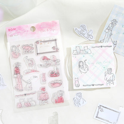 BGM Holiday Clear Stamps - Cats & Dogs