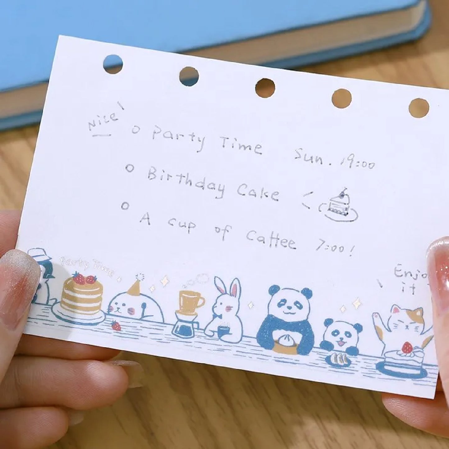 BGM Gold Foiled LIFE Washi Tape - Dinner Party