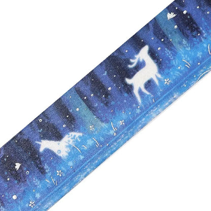 BGM Gold Foiled LIFE Washi Tape - Glowing Forest