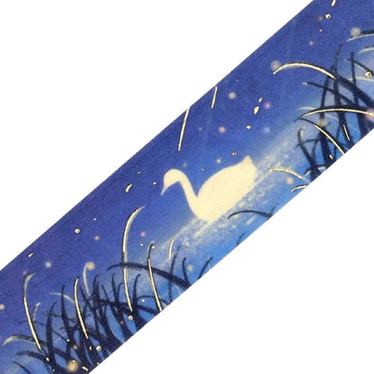BGM Gold Foiled LIFE Washi Tape - Sleeping Forest