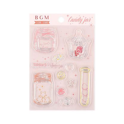 BGM Retro Clear Stamps - Candy Jar