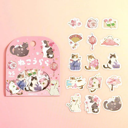 BGM Foiled Sakura Flake Stickers 2026 Limited Edition - Neko Urara