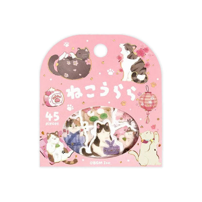 BGM Foiled Sakura Flake Stickers 2026 Limited Edition - Neko Urara