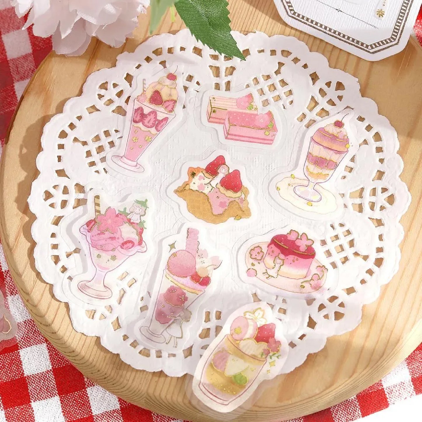 BGM Foiled Sakura Flake Stickers 2026 Limited Edition - Sakura Sweets