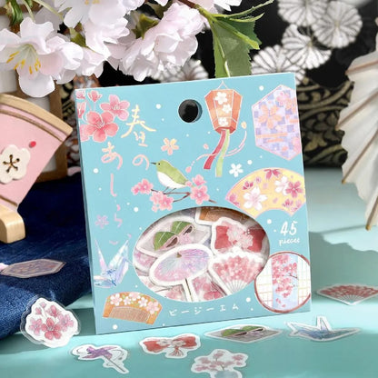 BGM Foiled Sakura Flake Stickers 2026 Limited Edition - Spring Decoration