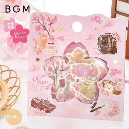 BGM Sakura Flake Sticker 2024 Limited Edition - New Start