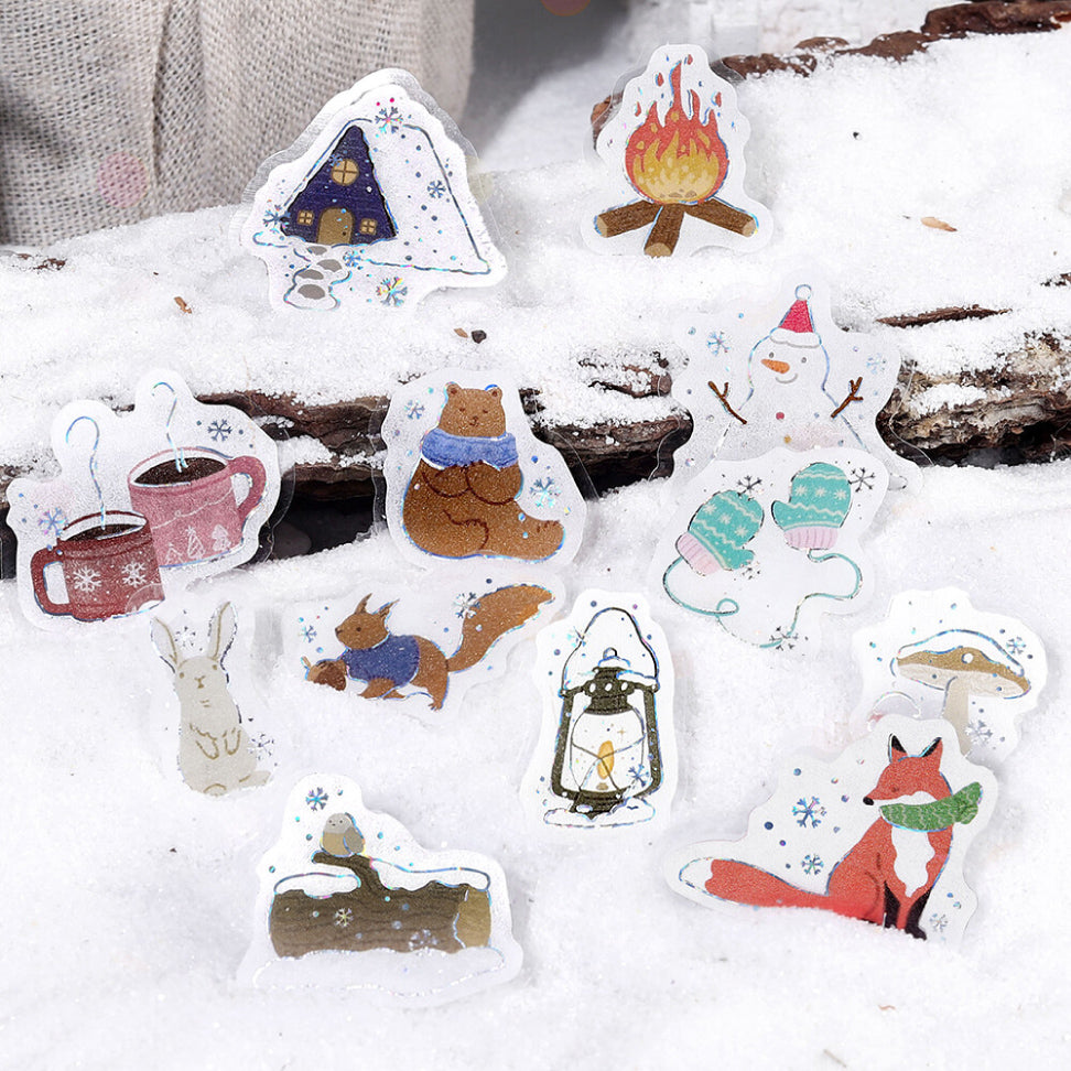 BGM Winter Exclusive Foiled Flake Stickers 2025 Limited Edition - Winter Arrival