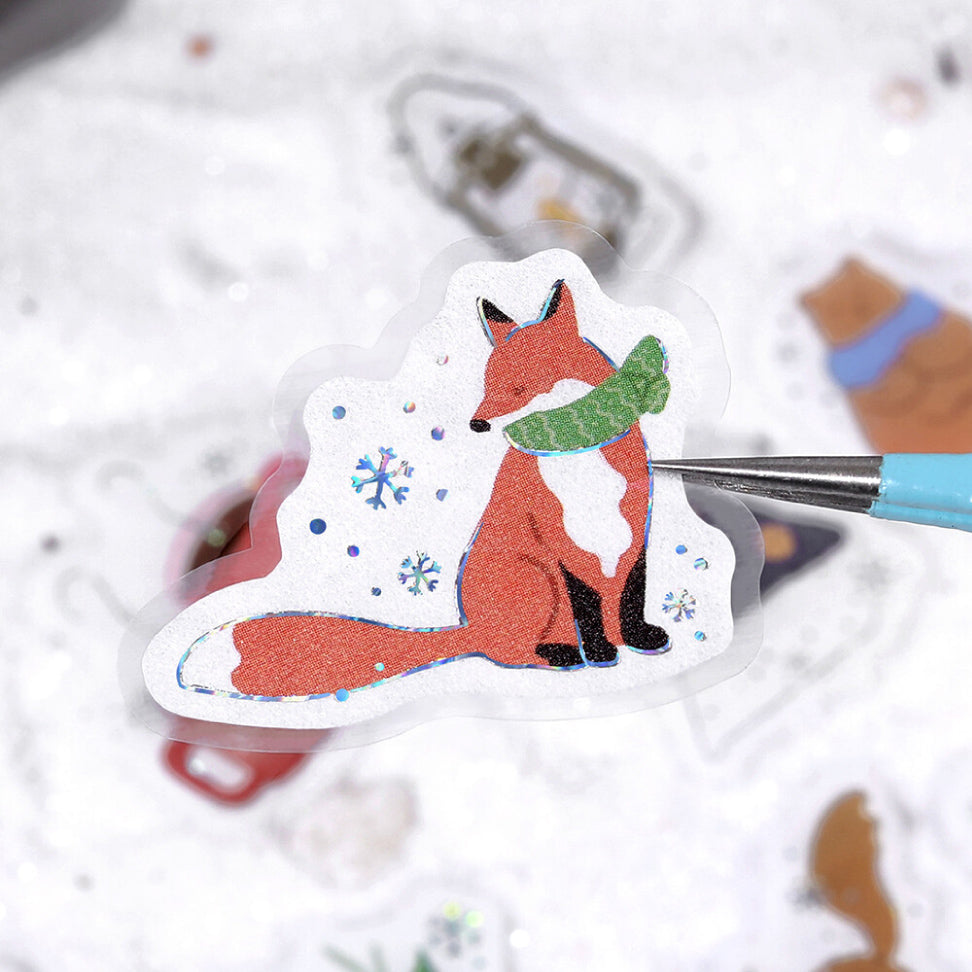 BGM Winter Exclusive Foiled Flake Stickers 2025 Limited Edition - Winter Arrival