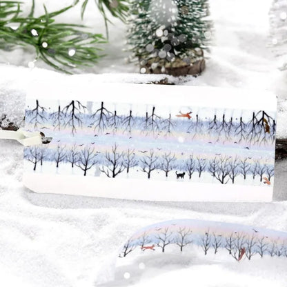 BGM Winter Exclusive Foiled Washi Tape 2025 Limited Edition - Morning Forest Walk