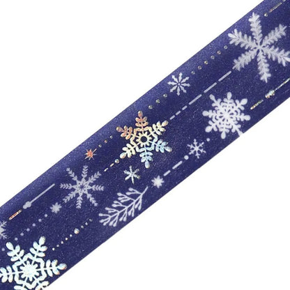 BGM Winter Exclusive Foiled Washi Tape 2025 Limited Edition - Snowy Night