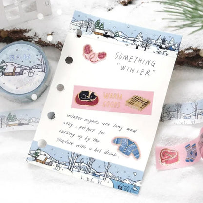 BGM Winter Exclusive Foiled Washi Tape 2025 Limited Edition - Something Winter