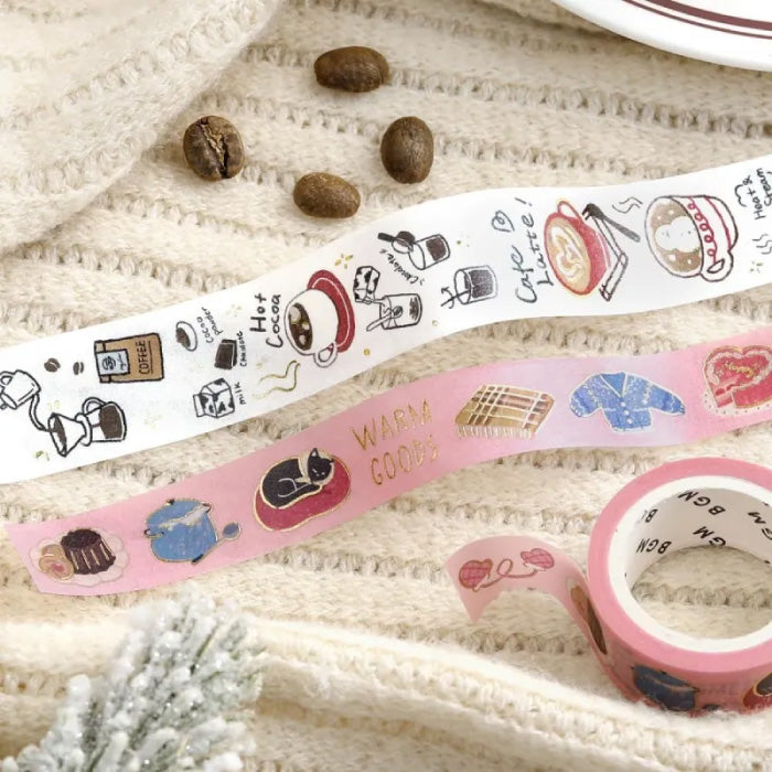 BGM Winter Exclusive Foiled Washi Tape 2025 Limited Edition - Something Winter