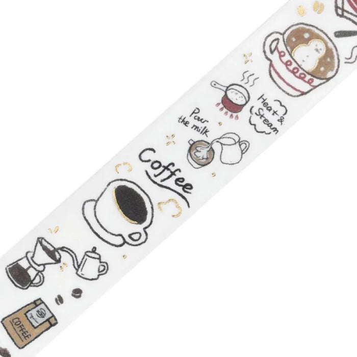 BGM Winter Exclusive Foiled Washi Tape 2025 Limited Edition - Winter Drink