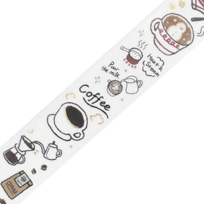 BGM Winter Exclusive Foiled Washi Tape 2025 Limited Edition - Winter Drink