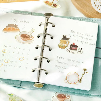BGM Afternoon Tea Party Foiled Flake Stickers - Let's Dance