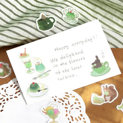 BGM Afternoon Tea Party Foiled Flake Stickers - Sing a Song